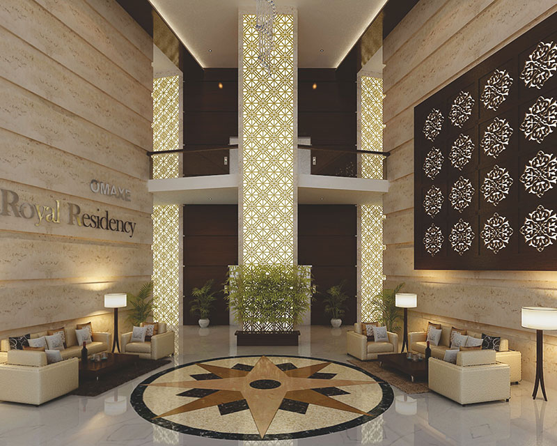 Omaxe Royal Residency luxury apartments society located in Sector 79 Faridabad