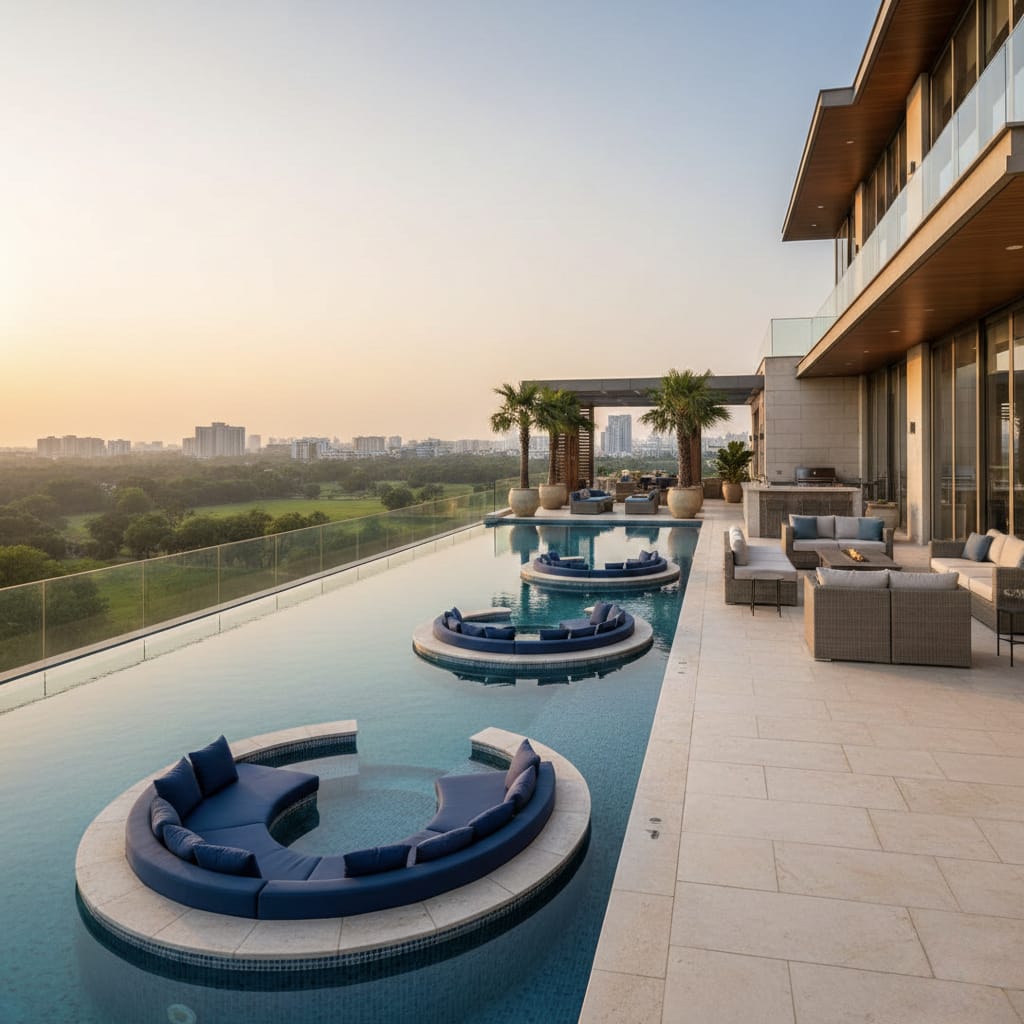 BPTP The Deck luxury duplex flat in Sector 82 Faridabad with modern design and spacious interiors.